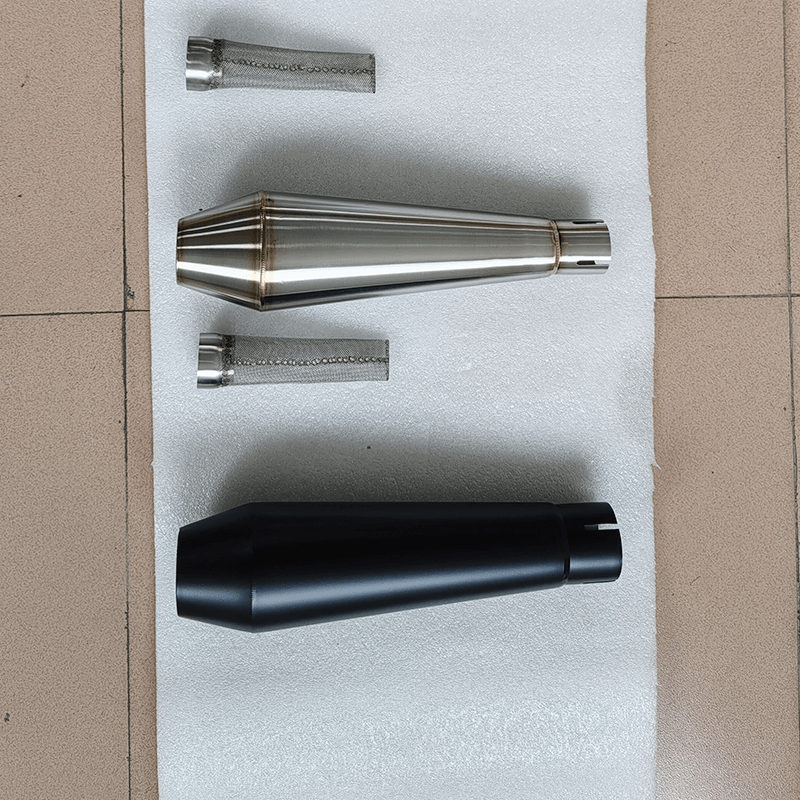 オートバイのエキゾーストパイプ